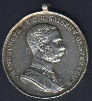 Ausztria cca. 1860-as évek DN "Der Tapferkeit" nagyalakú Ag hadi érdemérem 17,3g T:3 ü. ph