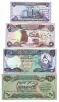 Irak 1980. 5D + 10D + 1990. 25D + 2003-2004. 50D T:I 
Iraq 1980. 5 Dinars + 10 Dinars + 1990. 25 Di...