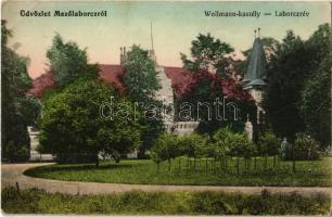 1914 Laborcrév, Krasznibród, Krásny Brod (Mezőlaborc, Medzilaborce, Möze Laborcz); Wollmann kastély. Rubin Lipót kiadása 5633. / castle (EK)
