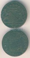 Holland Kelet-India 1766. 1Duit T:3 + Holland Kelet-India/Gelderland 1789. 1/2 Duit T:3/3-