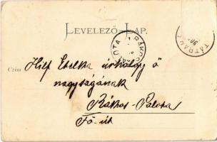 1900 Tátra, Magas-Tátra, Vysoké Tatry; Zöld-tó, Frigyes főherceg menedékház / Chata Zeleného pleso /...