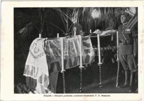 1937 Katafalk s telesnymi pozustatky presidenta Osvoboditele T.G. Masaryk / Funeral of Tomás Garrigue Masaryk + So. Stpl (EK)