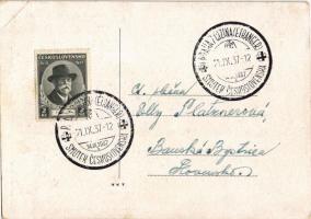 1937 Katafalk s telesnymi pozustatky presidenta Osvoboditele T.G. Masaryk / Funeral of Tomás Garrigu...