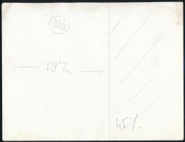 cca 1975 Papp László edzői útmutatásai Gedó György olimpiai bajnok ökölvívónak, publikált fotó, 17×2...