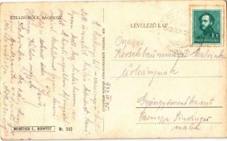 1933 Alsóság, (Celldömölk) Sághegy, Bazaltbánya, iparvasút sikló. Weinstock E. Nr. 592. Dinkgeve Nán...