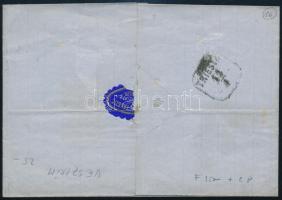 5kr + 10kr on cover "VESZPRIM" - "TRIESTE" 5kr + 10kr levélen "VESZPRIM&quo...