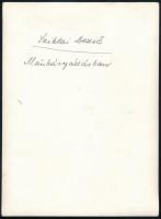 cca 1955 Sziklai Dezső (1910-1997): Munkásszállásban, szociofotó, feliratozva, 24×17,5 cm