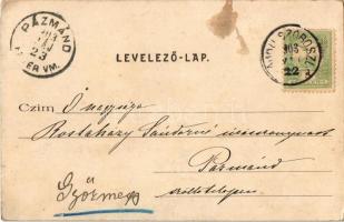 1903 Hajdúszoboszló, Körner és társai ipartelepe és pavilonja (ázott sarok / wet corner)