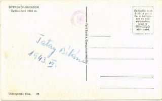 Gyergyói-havasok, Muntii Giurgeu (Gyergyószentmiklós, Gheorgheni); Gyilkos-tető / mountain. Fotó Sán...