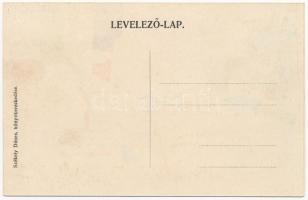 Székelyudvarhely, Odorheiu Secuiesc; Református főtanoda, Rudolf József kárpitos kész bútorraktára, ...