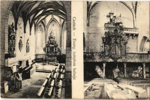 1928 Csetnek, Stítnik; Evangélikus templom, belső / Lutheran church interior (EK)