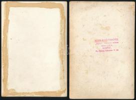 cca 1930 6 db fotó korabeli budapesti fodrászversenyen készült alkotásokról, Beller Rezső és Kredatu...