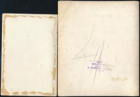 cca 1930 6 db fotó korabeli budapesti fodrászversenyen készült alkotásokról, Beller Rezső és Kredatu...