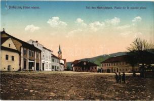 Dobsina, Fő tér, Sárkány Boldizsár üzlete / main square, shops