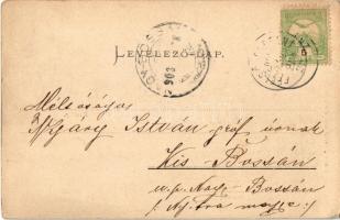 1903 Felsőelefánt, Oberelefant, Horné Lefantovce; Báró Edelsheim-Gyulay Lipót kastélya, Szeszgyár. E...