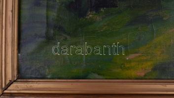 Bardócz Árpád (1882-1938): Erdei táj. Olaj, vászon, restaurált, jelzett. Hátoldalán Munkácsy Céh sor...