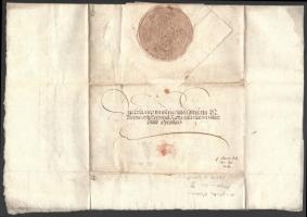 1565 I. Miksa német-római császár és magyar király levele a sziléziai Sprottau (Szprotawa, PL) magis...