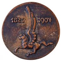 1904. "Jókai Mór / 1825-1904" kétoldalas Br emlékérem, hátlapon Pegazus ábrázolás. Szign.:...