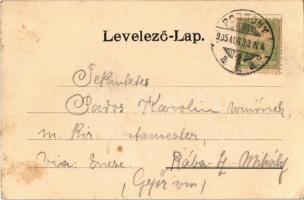 1905 Szakolca, Skalica; tűzoltók gyakorlat közben. J. Teslik 62567. / firefighters in training (EK)