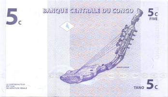 Kongó 1997. 1c, 5c, 10c, 20c, 50c + 2003. 10Fr, 20Fr T:I Összesen 7klf db!