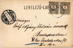 1899 Szenice, Szenicz, Senitz, Senica nad Myjavou; Fő utca, templom, üzletek. Heinrich Slovák Kremsi...