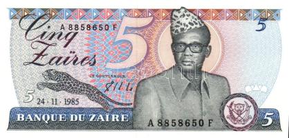 Zaire 1985. 5Z + 1988. 50Z + 1993. 1NM, 5NM, 10NM, 50NM, 1NZ, 5NZ, 10NZ T:I Összesen 9klf db!