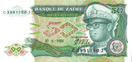 Zaire 1985. 5Z + 1988. 50Z + 1993. 1NM, 5NM, 10NM, 50NM, 1NZ, 5NZ, 10NZ T:I Összesen 9klf db!