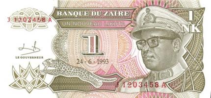 Zaire 1985. 5Z + 1988. 50Z + 1993. 1NM, 5NM, 10NM, 50NM, 1NZ, 5NZ, 10NZ T:I Összesen 9klf db!