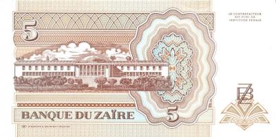 Zaire 1985. 5Z + 1988. 50Z + 1993. 1NM, 5NM, 10NM, 50NM, 1NZ, 5NZ, 10NZ T:I Összesen 9klf db!