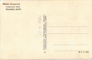 Kőrösmező, Körösmező, Jaszinya, Jasina, Yasinia (Máramaros); Hucul pár / Huculsky párek / Transcarpa...