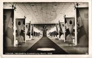 1938 Berlin, Internat. Handwerks Ausstellung, Ungarn / International Craft Exhibition, Hungary. Hungarica + Mit Luftpost Berlin-Budapest - par avion - légi posta (EK)