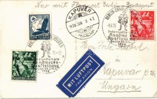 1938 Berlin, Internat. Handwerks Ausstellung, Ungarn / International Craft Exhibition, Hungary. Hung...