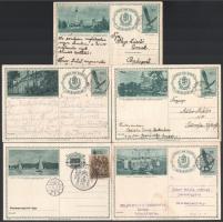 1933-1937 5 klf képes levelezőlap