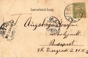 1905 Budapest I. Szent Gellért szobor. Taussig Arthur 5320