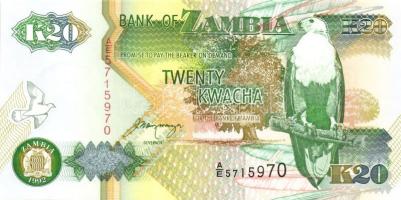 Zambia 1992-2003. 20K, 50K, 100K T:I