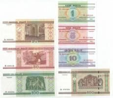 Fehéroroszország 2000. 1R-500R (7klfl) T:I 
Belarus 2000. 1R-500 Rublei (7xdiff) C:Unc Krause#21,22...