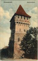 1914 Nagyszeben, Hermannstadt, Sibiu; Harteneckturm / torony / tower (EK)