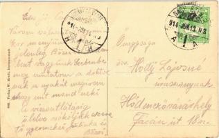 1914 Nagyszeben, Hermannstadt, Sibiu; Harteneckturm / torony / tower (EK)