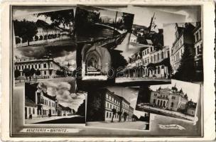 1942 Beszterce, Bistritz, Bistrita; mozaiklap / multi-view postcard (EK)