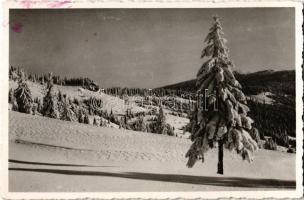 1941 Hargitafürdő, Hargita-fürdő, Harghita-Bai; télen / winter