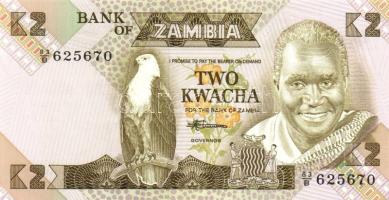 Zambia 1980-88. 2K, 5K, 50K T:I