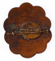 ~1930-1940. "BM (Baár-Madas Gimnázium) 1907" zománcozott Br jelvény (41x35,5mm) T:1-