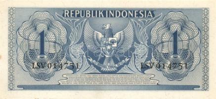 Indonézia 1956. 1R + 2 1/2R pár! + 1959. 5R + 1961. 1R + 2 1/2R pár! + 1984. 100R + 1987. 1000R T:I ...