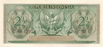 Indonézia 1956. 1R + 2 1/2R pár! + 1959. 5R + 1961. 1R + 2 1/2R pár! + 1984. 100R + 1987. 1000R T:I ...