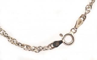 Ezüst(Ag) walles karkötő, jelzett, h: 19,5 cm, nettó: 2,6 g