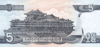 Észak-Korea 1978. 500W + 1992-98. 5W, 10W, 50W, 100W T:I Összesen 5klf db!