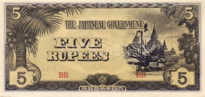 Kis japán megszállás tétel 1940-es évek eleje, 10db, benne Fülöp szigetek, Burma, Holland India T:I ...