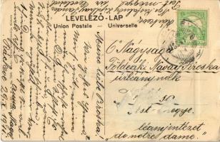 1911 Ráckeve, Cs. és kir. uradalmi kastély. W.L. Bp. 7656. Kiadja Pilliser könyvnyomdája (EK)