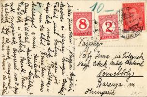 1931 Szalatnok, Szlatina, Podravska Slatina; utca, üzlet. Ljudevit Bauer kiadása / street, shop (EK)