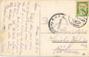 1915 Árpatarló, Ruma; Fő utca, templom, piac / Glavna ulica / Hauptstrasse / main street, church, ma...